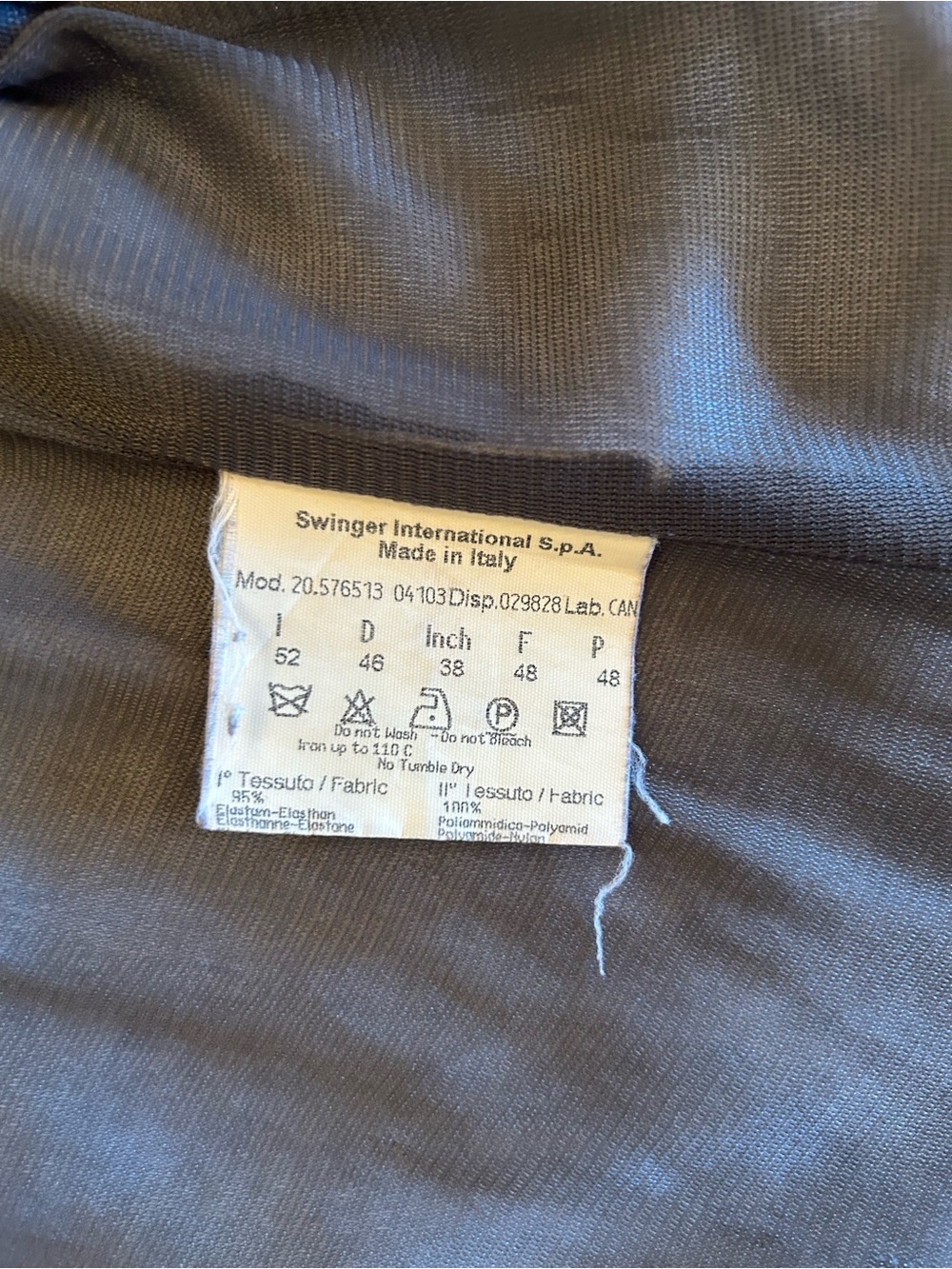 Fendi Jeans Made in Italy Silver Technical Zip Jacket Women’s Large IT 52 - Picture 13 of 14